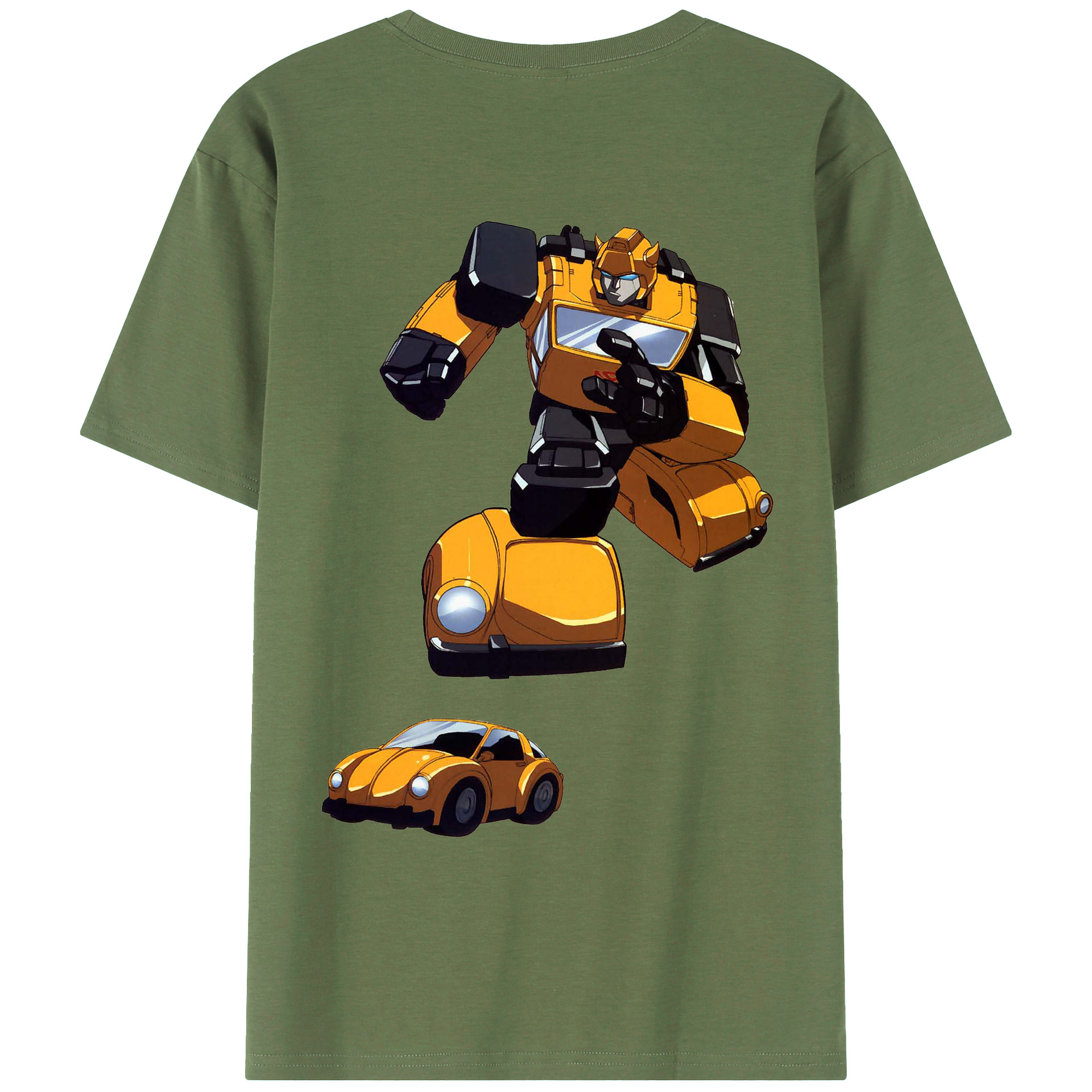 （画像用）  綿100％ メンズ半袖Tシャツ（バックプリント） 通気性
